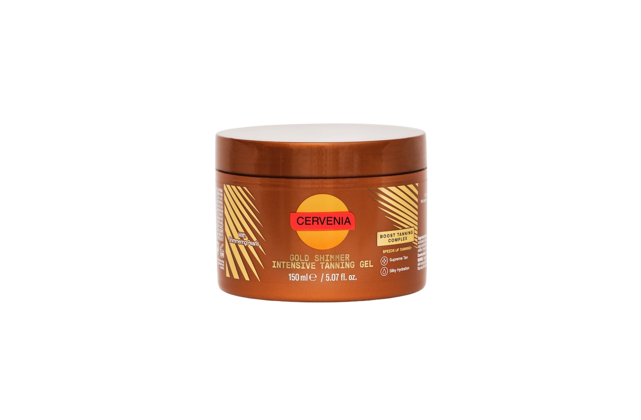 Cervenia Gold Shimmer Intensive Tanning Gel